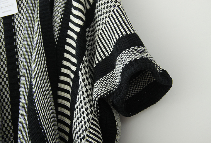 Stripe Knit Cardigan Sweater Winter Tops WC047 on Luulla