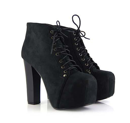 platform heels winter