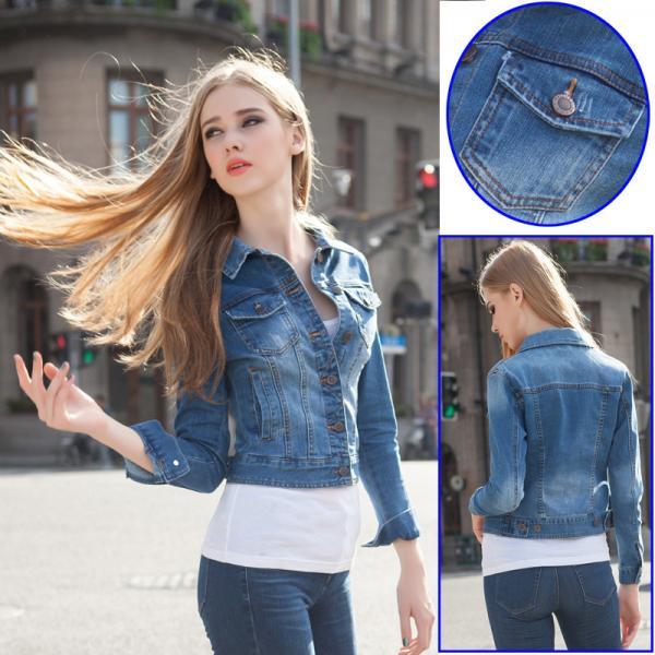 short jean vest