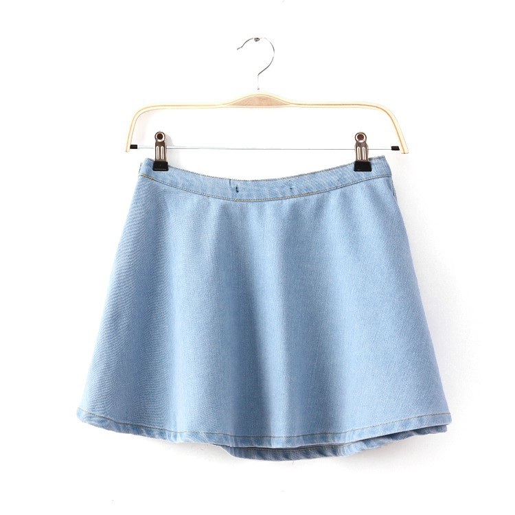 Mini Short Women Skirt Denim Skirt Cowgirl Grunge Style Jean Skirts ...