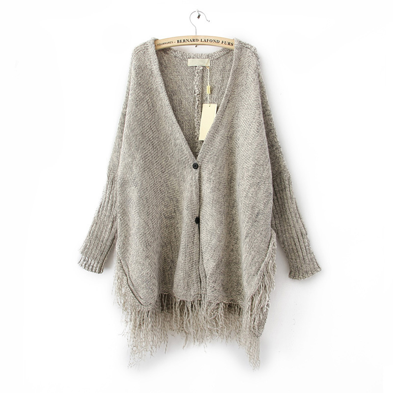 tassel cardigan sweater
